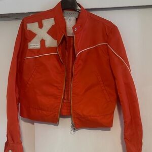 John Richmond Red Jacket with White Accents